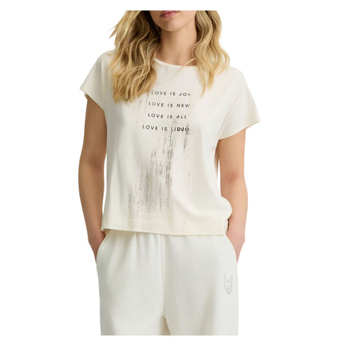 Liu Jo T-shirt T-shirt Donna con stampa laminata S - Francavilla Moda